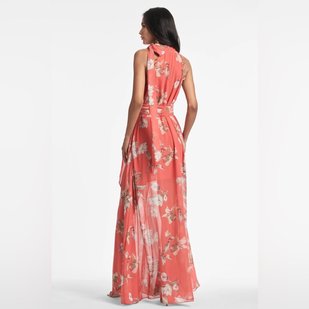 Sachin & Babi Selena Gown - Coral Venetia Petals - Picture 3 of 4